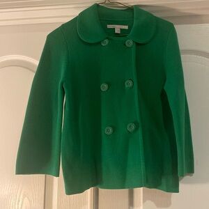 Old Navy Cable Green Knit Sweater with 3/4 sleeves  size xs